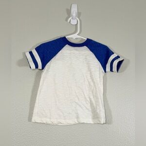 Old Navy Shirt Baseball Tee Blue White Toddler Raglan T-Shirt Toddler 18-24 M